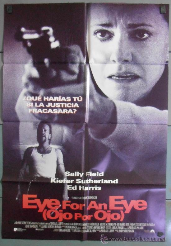 Cinema: EYE FOR EYE,KIEFER SUTHERLAND, ED HARRIS CARTEL DE CINE ORIGINAL 70x100 APROX (6427)
