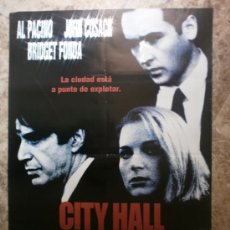 Cine: CITY HALL. LA SOMBRA DE LA CORRUPCION. AL PACINO, JOHN CUSACK, BRIDGET FONDA.