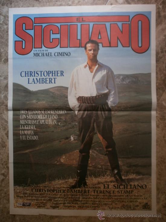 Cine: EL SICILIANO. CHRISTOPHER LAMBERT, TERENCE STAMP. - Foto 1