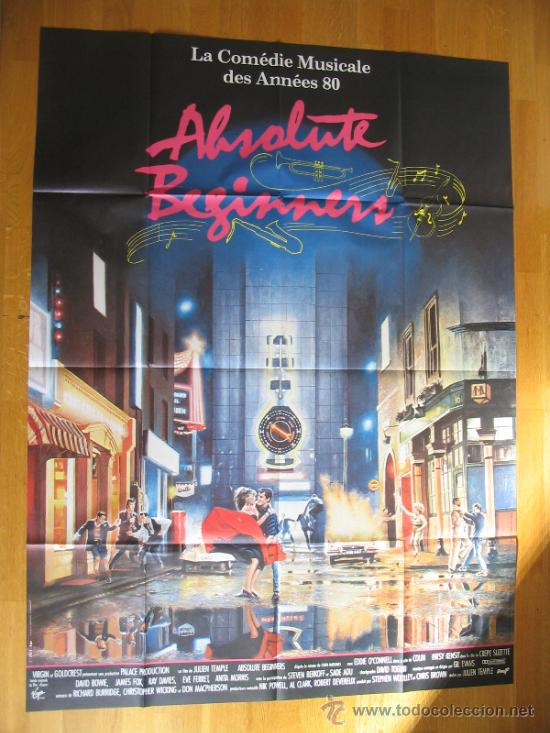 Cine: poster original frances - principiantes - Absolute Beginners - David Bowie - Patsy Kensit - Foto 1