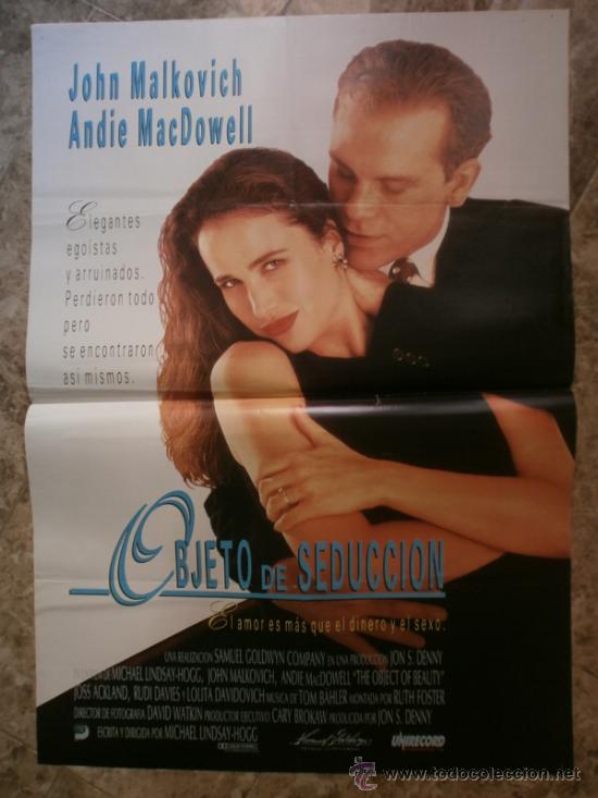 Cine: OBJETO DE SEDUCCION. JOHN MALKOVICH, ANDIE MacDOWELL. - Foto 1