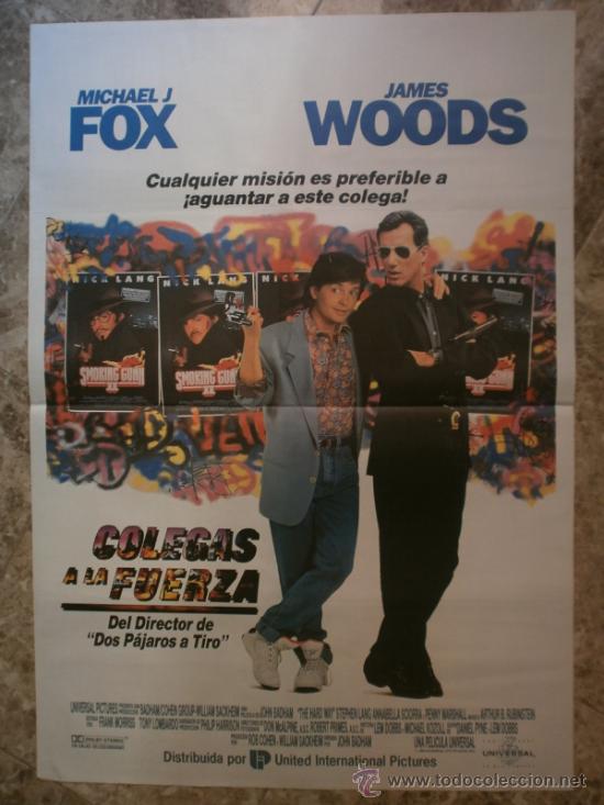 Cinema: COLEGAS A LA FUERZA. MICHAEL J.FOX, JAMES WOODS. A&Ntilde;O 1990.