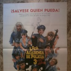 Cine: LOCA ACADEMIA DE POLICIA 3: VUELTA A LA ESCUELA. STEVE GUTTENBERG, BUBBA SMITH. AÑO 1986