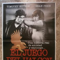 Cine: EL JUEGO DEL HALCON. TIMOTHY HUTTON, SEAN PENN.. Lote 35411962