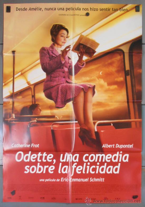 Cinema: ODETTE, UNA COMEDIA SOBRE LA FELICIDAD, CARTEL DE CINE ORIGINAL 70x100 APROX (7379)