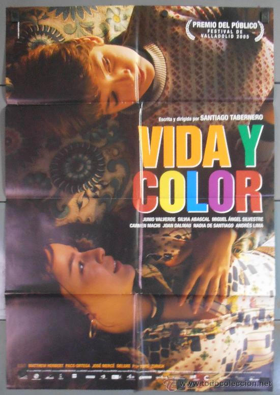 Kino: VIDA Y COLOR, CARTEL DE CINE ORIGINAL 70x100 APROX (7384)
