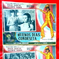 Cine: BUENOS DIAS CONDESITA 1967 (COLECCION DE 7 LOBBY CARD DE ROCIO DURCAL (MARIETA). Lote 35567352