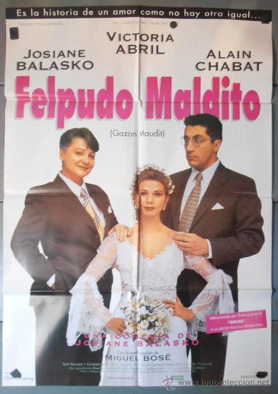 Kino: FELPUDO MALDITO, CARTEL DE CINE ORIGINAL 70x100 APROX (7707)