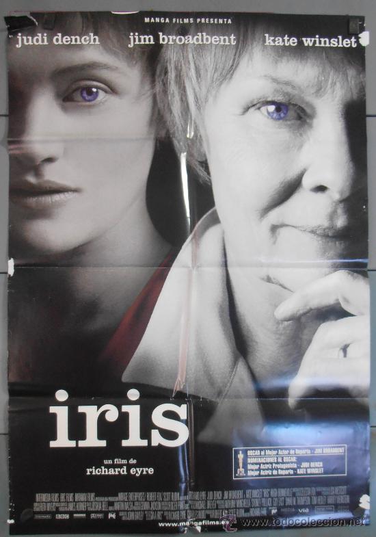 Cinema: IRIS,CARTEL DE CINE ORIGINAL 70x100 cm CON ALGUN DEFECTO A 1&euro;,VER FOTO (6699)