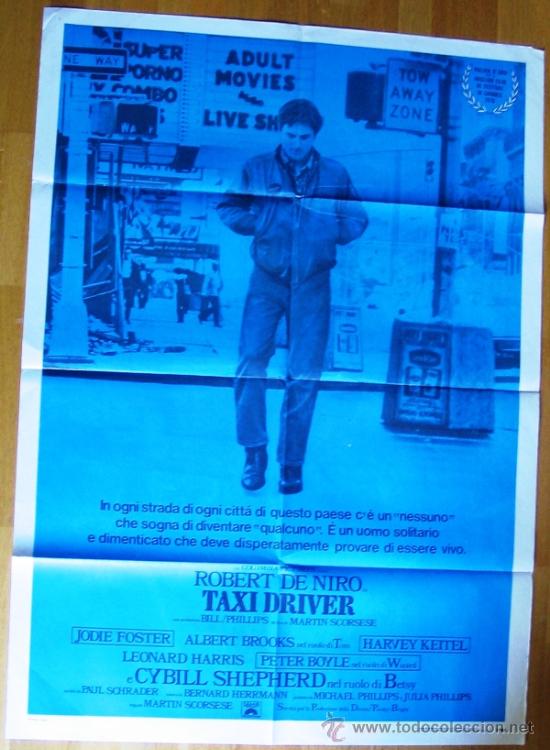 Poster Original Italiano Taxi Driver Robert Venduto In Vendita Diretta