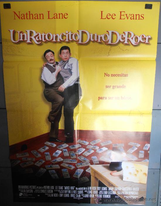 Cin&eacute;ma: UN RATONCITO DURO DE ROER, CARTEL DE CINE ORIGINAL 70x100 APROX (2167)