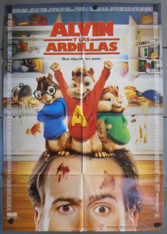 alvin y las ardillas, cartel de cine original 7 - Compra venta en  todocoleccion
