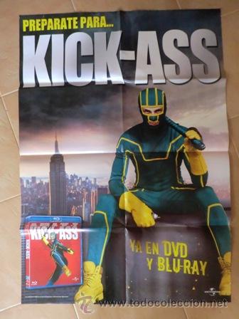 Cinema: Poster Cine  Kick-Ass.  Aaron Johnson 2010