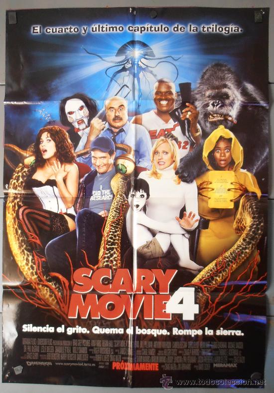 Cin&eacute;ma: SCARY MOVIE 4, CARTEL DE CINE ORIGINAL 70x100 APROX (8233)