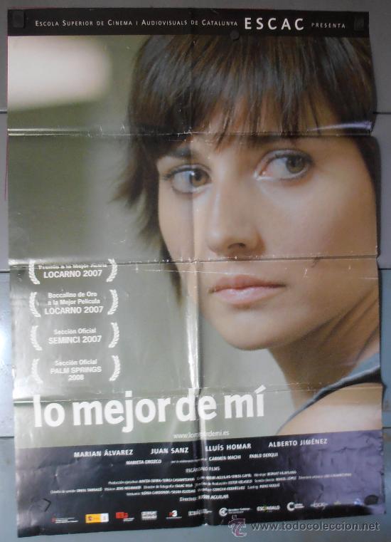 Cine: LO MEJOR DE MI, CARTEL DE CINE ORIGINAL 70x100 APROX (8366)
