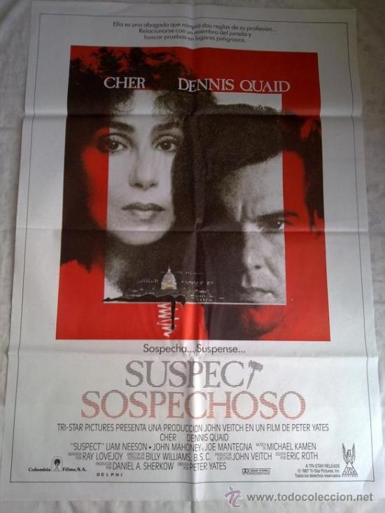 Cine: P&Oacute;STER ORIGINAL SUSPECT (SOSPECHOSO) - Foto 1