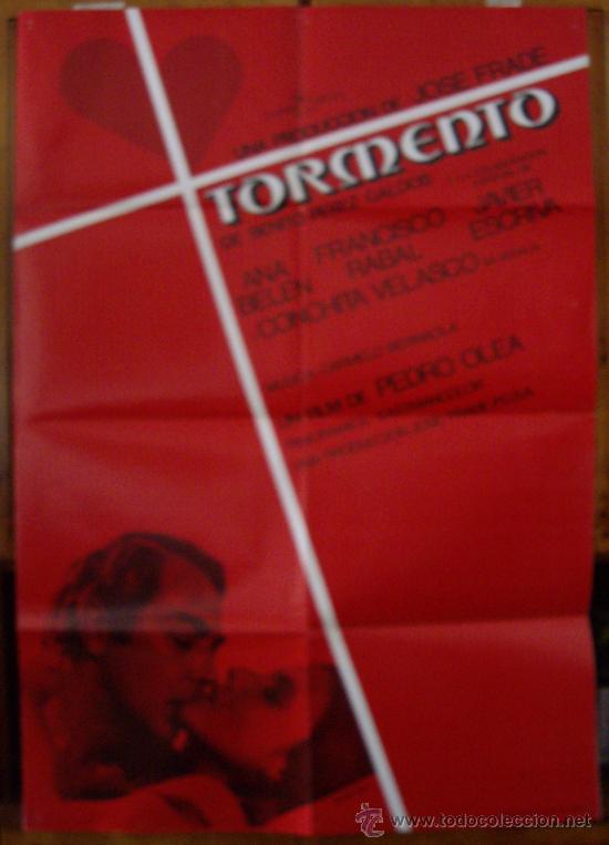 Cinema: TORMENTO, con Ana Bel&eacute;n. POSTER. a&ntilde;o 1974. Dibujante Prieto.