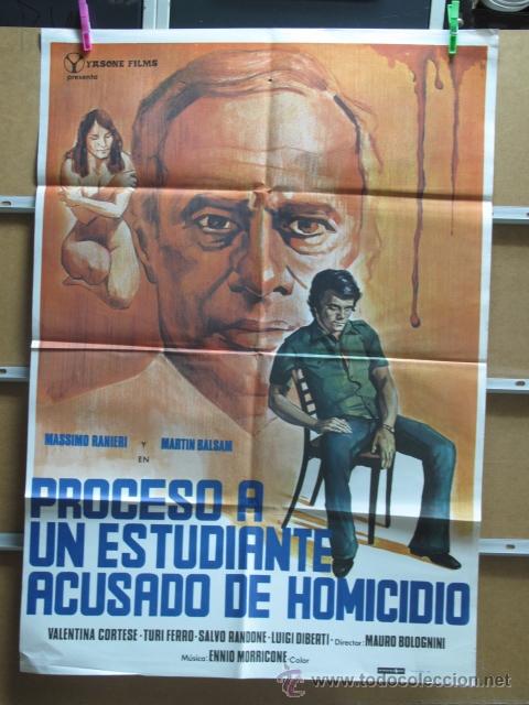 Cinema: PROCESO A UN ESTUDIANTE ACUSADO DE HOMICIDIO