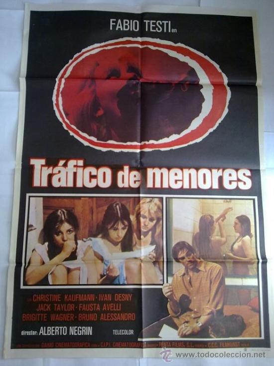 Cine: P&Oacute;STER ORIGINAL TR&Aacute;FICO DE MENORES - Foto 1