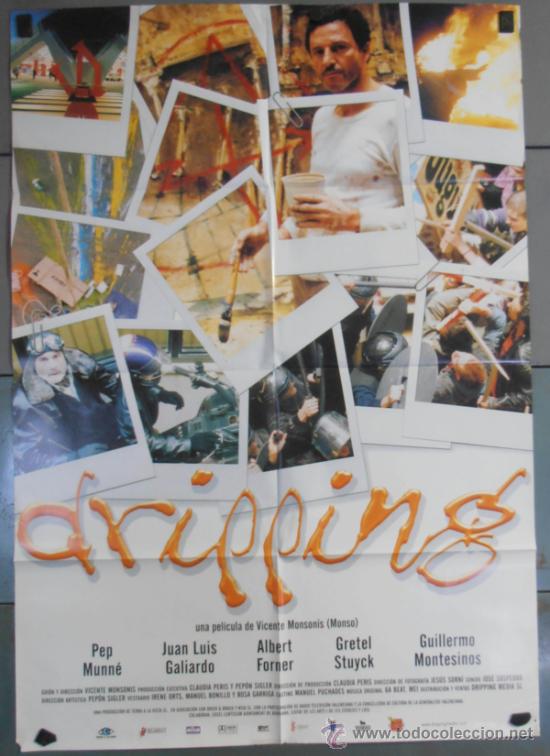 Cine: DRIPPING, CARTEL DE CINE ORIGINAL 70x100 APROX (10280)