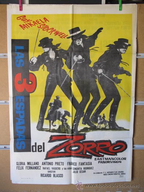 Cine: LAS 3 ESPADAS DEL ZORRO - Foto 1
