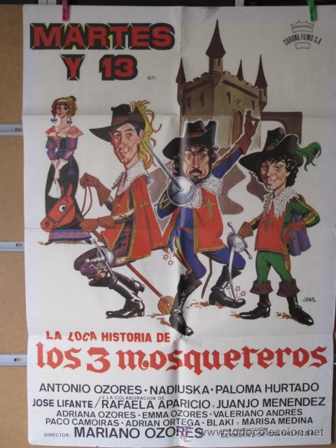 Cinema: LA LOCA HISTORIA DE LOS 3 MOSQUETEROS