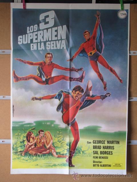 Cine: LOS TRES SUPERMEN EN LA SELVA - Foto 1