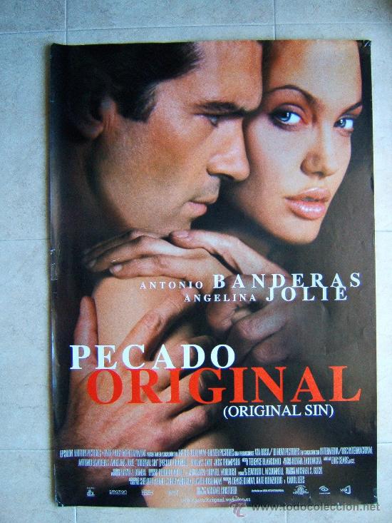 Cinema: PECADO ORIGINAL-MICHAEL CRISTOFER-ANTONIO BANDERAS-ANGELINA JOLIE====SIN DOBLECES==== 98X68CM-2000.