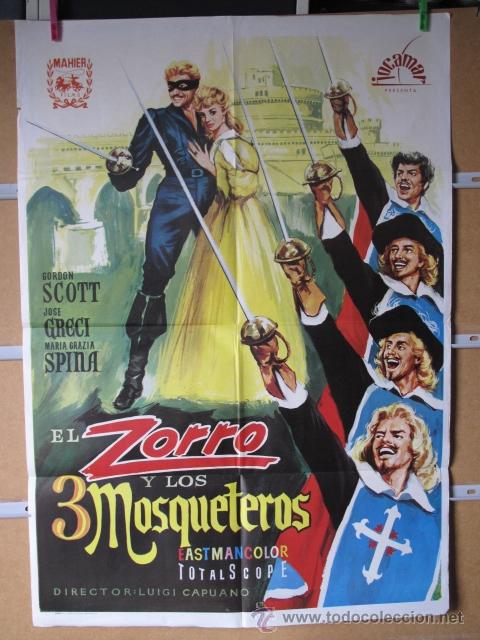 Cine: EL ZORRO Y LOS 3 MOSQUETEROS