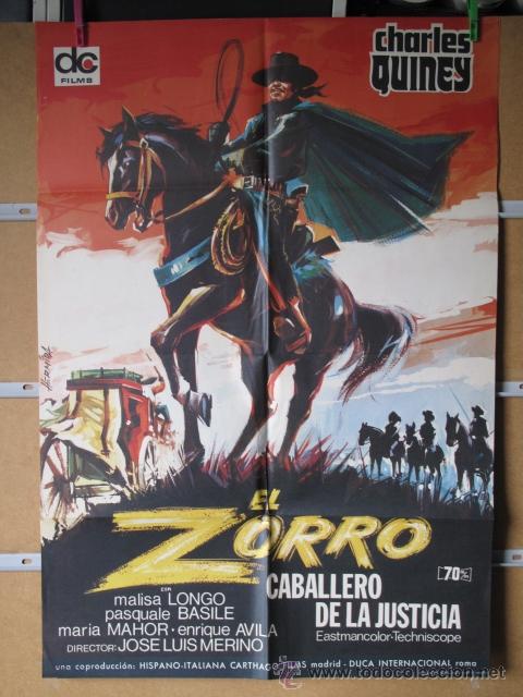 Cinema: EL ZORRO CABALLERO DE LA JUSTICIA