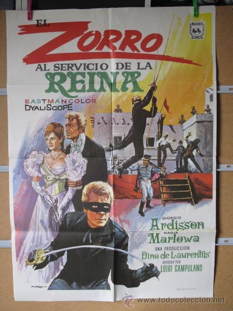 Cinema: EL ZORRO AL SERVICIO DE LA REINA