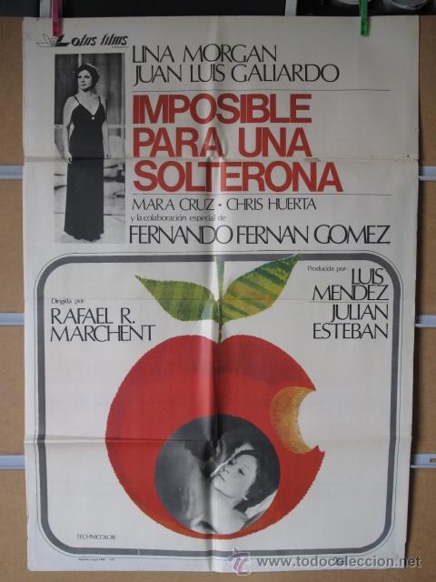 Cine: IMPOSIBLE PARA UNA SOLTERA