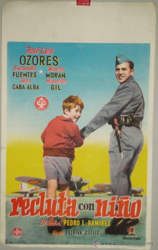 Cinema: RECLUTA CON NI&Ntilde;O PEQUE&Ntilde;O CARTEL 20 X 33