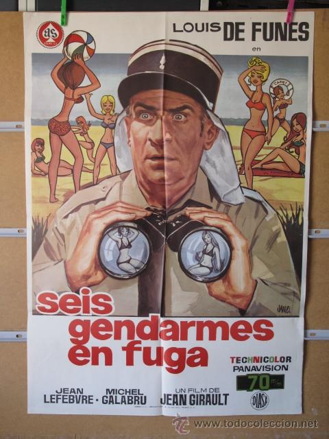 Cinema: E2738 SEIS GENDARMES EN FUGA