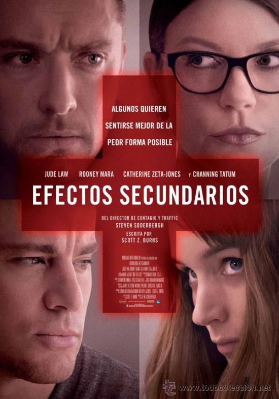 Cine: CARTEL DE CINE EFECTOS SECUNDARIOS TAMA&Ntilde;O 70X100 ORIGINAL