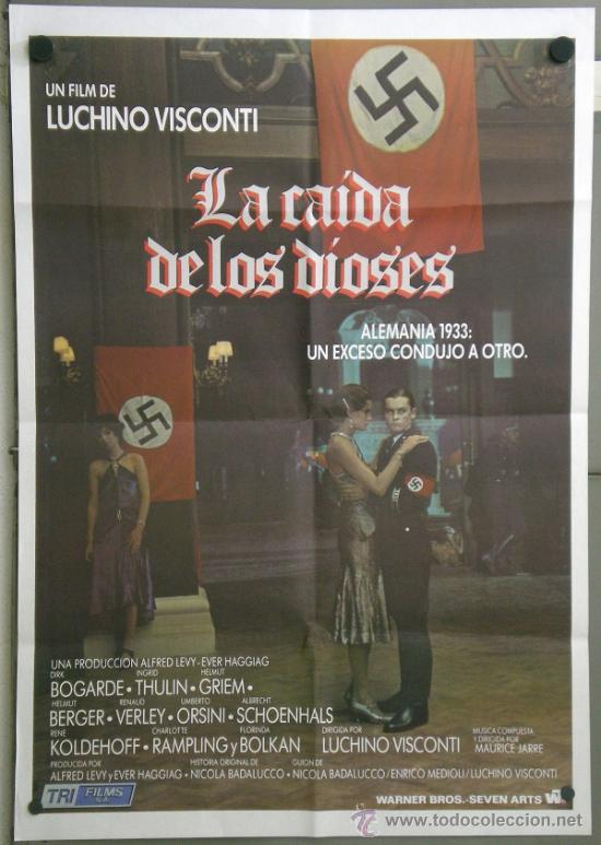 Kino: TK87 LA CAIDA DE LOS DIOSES LUCHINO VISCONTI POSTER ORIGINAL 70X100 ESPA&Ntilde;OL