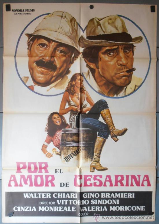 Cin&eacute;ma: POR EL AMOR DE CESARINA, CARTEL DE CINE ORIGINAL 70x100 APROX (9217)