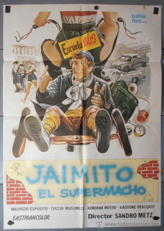 Kino: JAIMITO EL SUPERMACHO, CARTEL DE CINE ORIGINAL 70x100 APROX (9248)