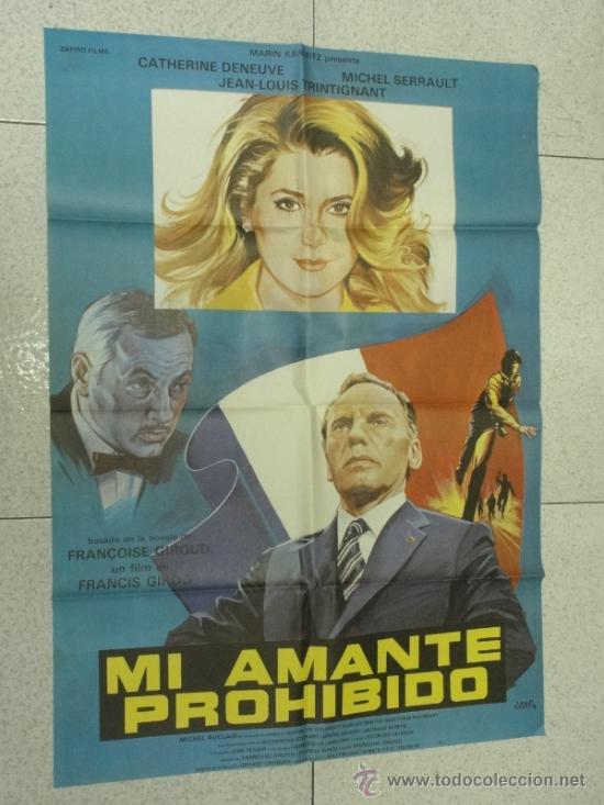 Cine: MI AMANTE PROHIBIDO - POSTER CINE 70 X 100CMS.