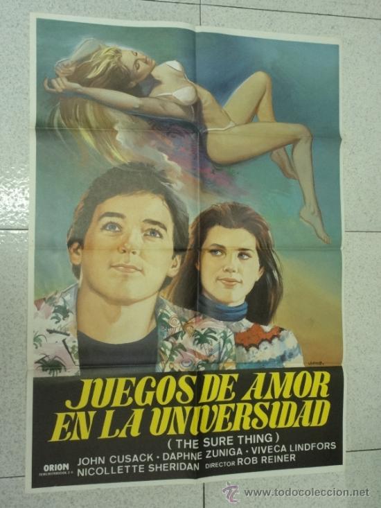 Kino: JUEGOS DE AMOR EN LA UNIVERSIDAD - JOHN CUSACK - POSTER CINE 70 X 100CMS.