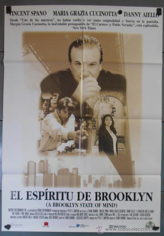Cine: EL ESPIRITU DE BROOKLYN, CARTEL DE CINE ORIGINAL 70x100 APROX (9355)