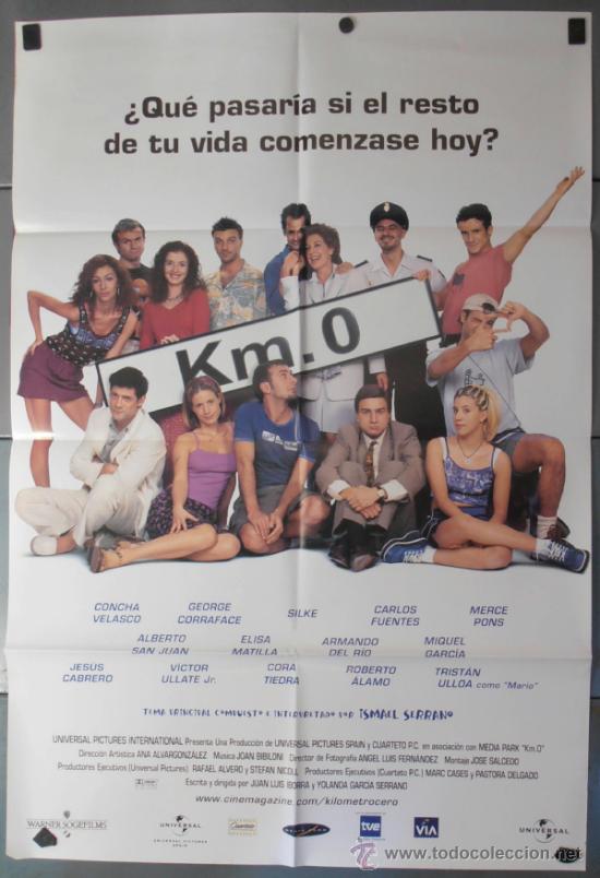 Kino: KM. 0, CARTEL DE CINE ORIGINAL 70x100 APROX (9390)