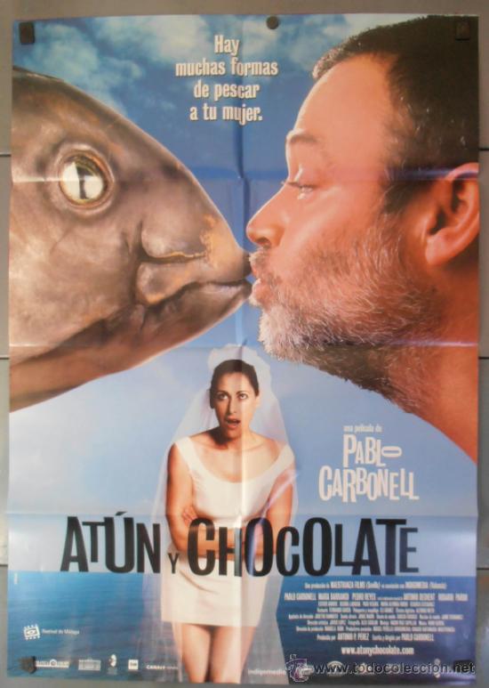 Kino: ATUN Y CHOCOLATE, CARTEL DE CINE ORIGINAL 70x100 APROX (9419)