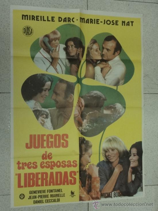 Cine: JUEGOS DE TRES ESPOSAS LIBERADAS - POSTER CINE 70 X 100CMS.