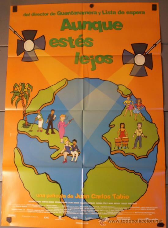 Kino: AUNQUE ESTES LEJOS, CARTEL DE CINE ORIGINAL 70x100 APROX (9509)