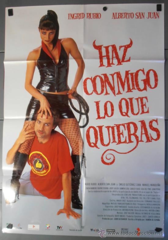Kino: HAZ CONMIGO LO QUE QUIERAS, CARTEL DE CINE ORIGINAL 70x100 APROX (9568)