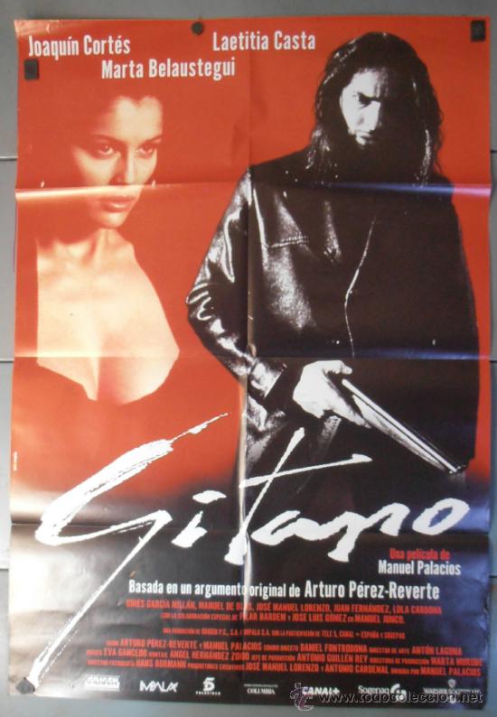 Cine: GITANO, CARTEL DE CINE ORIGINAL 70x100 APROX (9590)