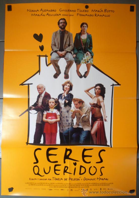 Kino: SERES QUERIDOS, CARTEL DE CINE ORIGINAL 70x100 APROX (9728)