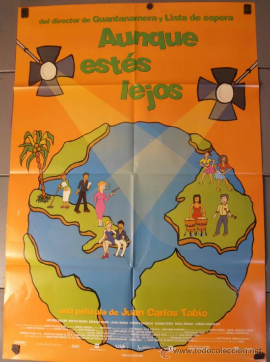 Kino: AUNQUE ESTES LEJOS, CARTEL DE CINE ORIGINAL 70x100 APROX (9515)