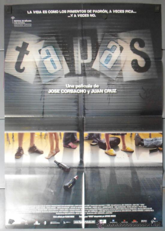 Cin&eacute;ma: TAPAS, CARTEL DE CINE ORIGINAL 70x100 APROX (10078)